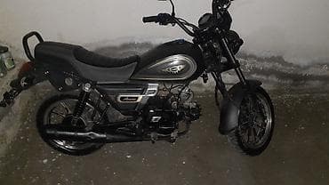 Мототранспорт: Kruizer tərzində şəhər motosikleti - Rəng: tünd boz, mat effektli — 7