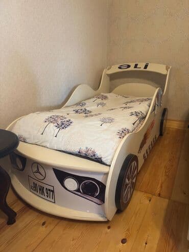 двухъярусная кровать машина: İşlənmiş, Hazır, Maşın-çarpayı, Matrassız, Siyirməsiz — 2