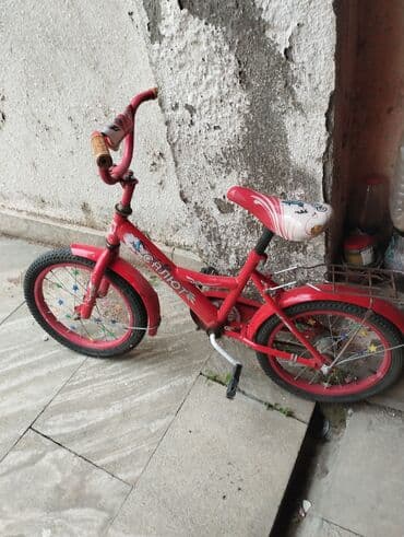 9 yaşdan yuxarı uşaqlar üçün velosipedlər: İki təkərli Uşaq velosipedi 16", sürətlərin sayı: 1 — 1