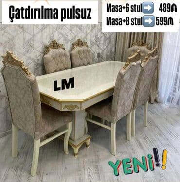 komi: Möhtəşəm TACMARAL masa dəsti👑 Yüksək keyfiyyətlə Qiymət : Masa — 4