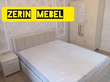 спальня из дерева: Односпальная кровать, 2 тумбы — 6