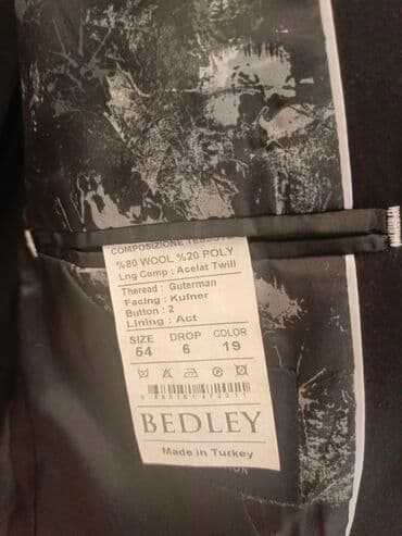 флисовые мужские спортивные костюмы: Мужской костюм, Демисезон, 7XL, цвет - Черный — 2