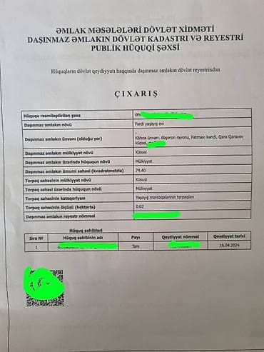 4 otaqlı, 90 kv. m, Kredit yoxdur, Yeni təmirli