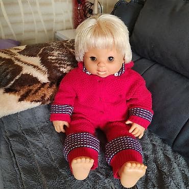 oyuncaq mikrofon: Kukla gdr vintajnaya 65 santimetrov 1970 god 60 man — 4