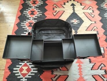 ремень мужской: Vizajist və ustalar üçün təşkilatçı çantası - Rəng: qara - Material — 4