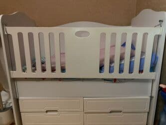 ватный матрас детский: Односпальная кровать, С матрасом, С выдвижными ящиками — 1