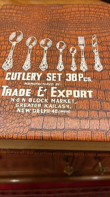 acar naboru satilir: Новый старинный набор кофейные чайные обеденные ложки и ножи. Мельхиор — 2