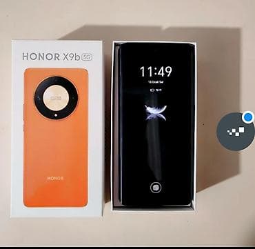 Honor X9b, rəng - Qara, Barmaq izi