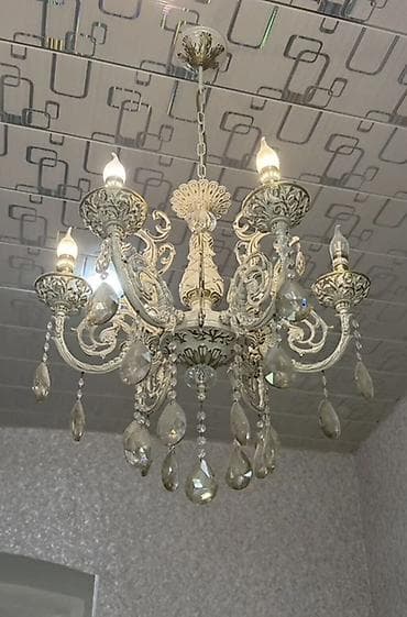 bez parca: Çılçıraq, 6 lampa, Metal — 1