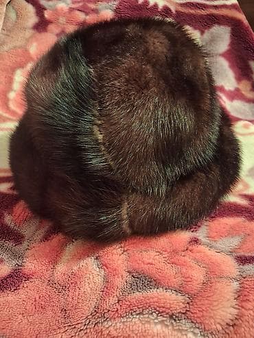 kişi qış geyimleri: Norka, xəz papaq, İşlənmiş, rəng - Qəhvəyi — 5