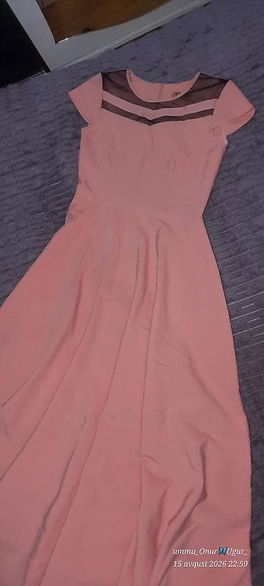 məzun donları: Məhsul: Qadın donu - Rəng: Pudra/şaftalı tonlarında - Model: Dizdən — 1