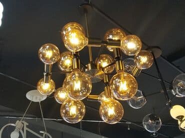 cilcıraqlar: Çılçıraq, 10 və daha çox lampa, Metal — 1