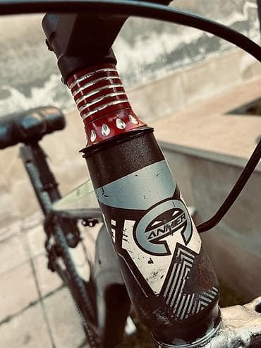 Детские велосипеды: Anmier dağ velosipedi - Güclü alüminium çərçivə, gümüş/qara rəng — 3