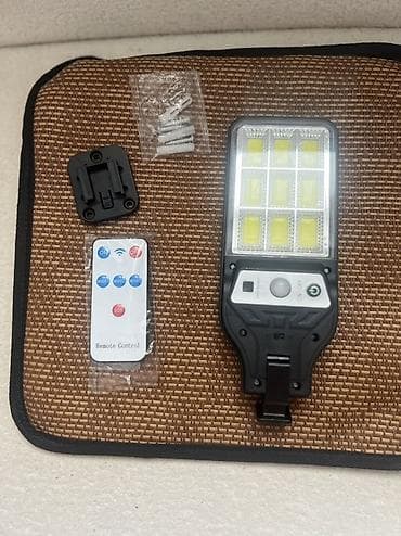 plasmas panel: 8 eded var 1 eded 10 azn Günəş enerjili LED divar lampası – pultla — 1