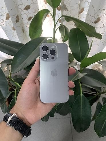 IPhone 15 Pro, 256 GB, Natural Titanium, Face ID lalafo.az -da IPhone 15 Pro, 256 GB, Natural Titanium, Face ID