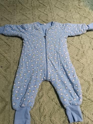 детские зимние пижамы: Комбинезон, Унисекс, 1 - 2 года — 1