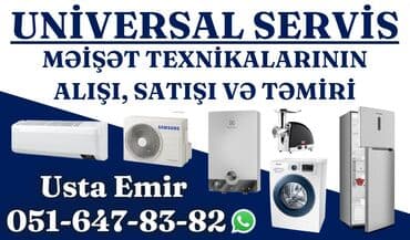 Təmir, Split kondisionerlər, Təmizləmə, Zəmanətlə