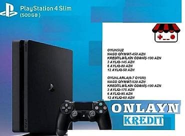 Playstation 4 Nagd ve kredit Cemi 10 deq erzinde onlayn senedlesme