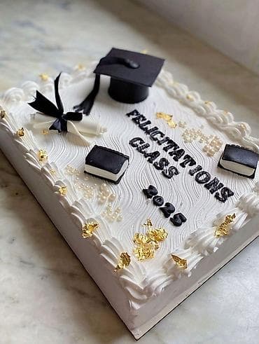 ucuz tortlar: Məzuniyyət mövsümünə özəl bəzədilmiş tortlar - Dizaynlar: Məzun — 3