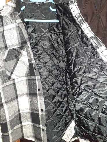 Ev geyimləri, pijamalar: 75 kq qədər cəkidə olanlara uygun, ici podkladkalı isti qış köynək — 2