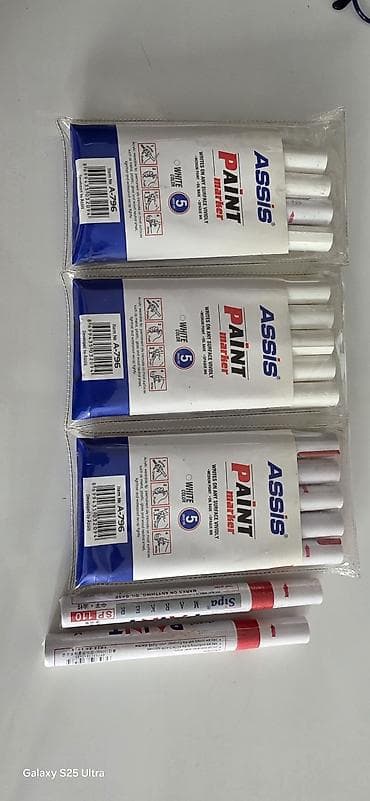 ASSIS Paint Marker – ağ rəngli, yağ əsaslı boya markerləri - Model