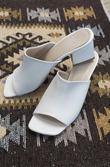 tekstil uşaq şəp şəpləri: Ölçü: 37, rəng - Ağ, Yeni — 4