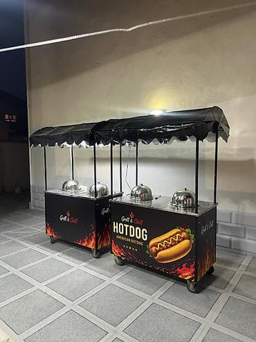 vitrin tor: Mobil satış arabası Stendlər 2 ədəd - Təkərlı, daşınması rahat — 5