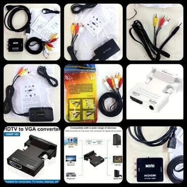 redmi qulaqciq: RCA-dan, AV-dən HDD-yə, HDMİ-yə, HDTV-yə ÇEVİRİCİ ( konvertor ) — 1
