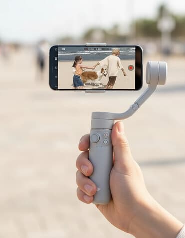 super gün nar mobile: DJI OM 5 – smartfon üçün kompakt 3 oxlu stabilizator - Ultra-kompakt — 1