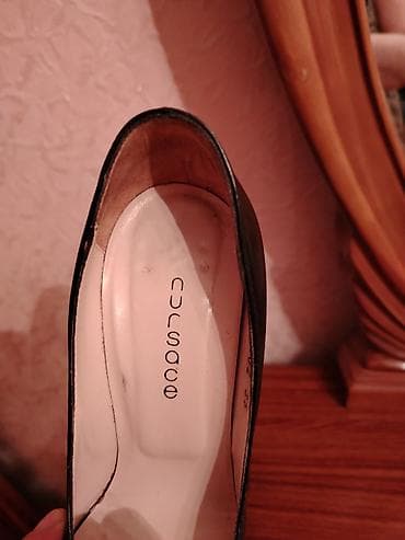 nursace: Nursace qadın tuflisi - Model: Açıq burunlu, platformalı stiletto - — 2