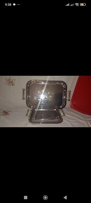 taxta gul qablari: Nahar dəsti, rəng - Göy, Farfor — 6