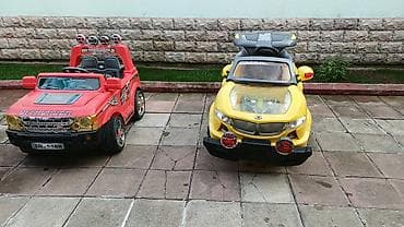 Uşaq elektrik avtomobilləri – 2 model birlikdə - Model 1: Qırmızı