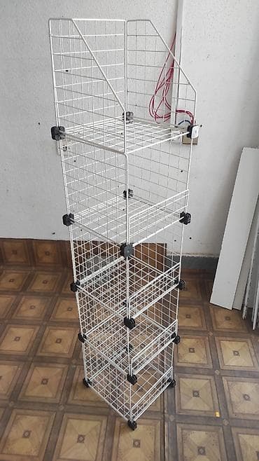vitrin panel: Məhsul: Metall tor konstruksiyalı modul rəf/ səbət sistemi - — 3
