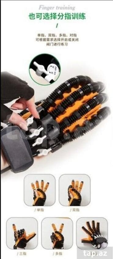 Rehabilitasiya Robot Əlcəyi 3 məşq rejimi təklif edir, LCD sensor — 6