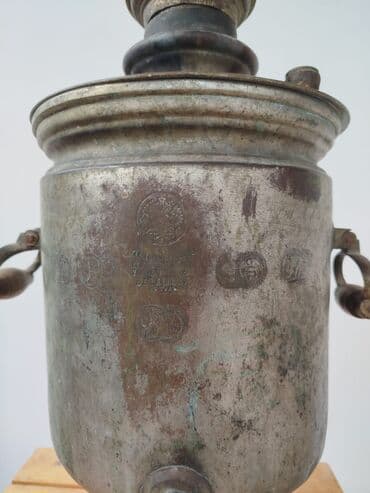 simavar: Qədim samovar, 1900 il, Vəziyyəti: Qənaətbəxş — 4
