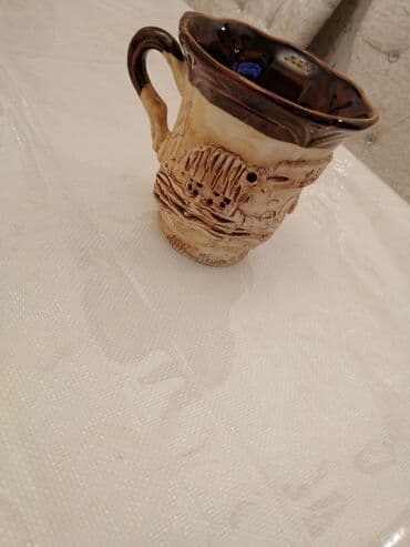 Fincanlar, rəng - Qəhvəyi, Keramika, 1 əd, 250 ml