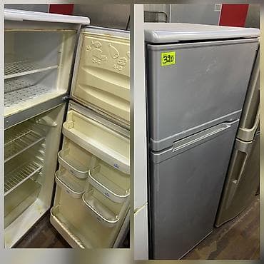 kondisioner satisi: İki qapılı soyuducu (üstdən dondurucu) - Rəng: gümüşü/metalik - Üst — 1