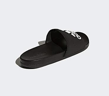 sendel: Adidas Adilette Comfort slayd sandal - Rəng: qara, iri ağ “adidas” — 5