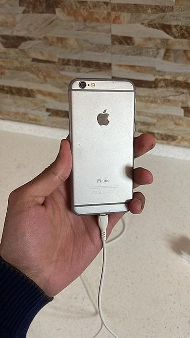 i̇pone 11: IPhone 6, 32 GB, Gümüşü, Barmaq izi — 2