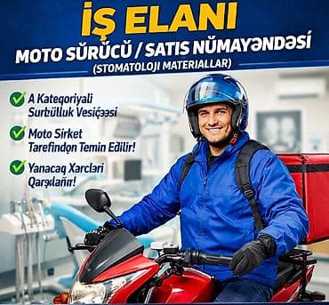 Moto-kuryer tələb olunur