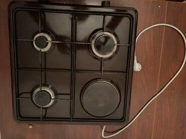 elektrikli qaz: Plitə Qarışıq, Stolüstü, 4 gözlü — 1