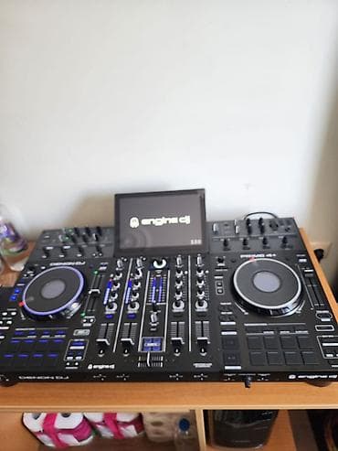 dj kontroler: Denon DJ Prime 4+ – müstəqil 4‑kanallı DJ konsolu - Engine DJ — 2