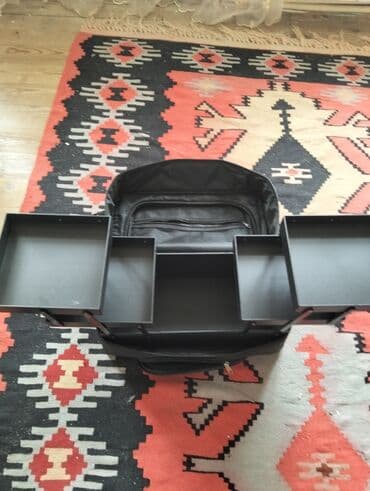 ремень мужской: Vizajist və ustalar üçün təşkilatçı çantası - Rəng: qara - Material — 5