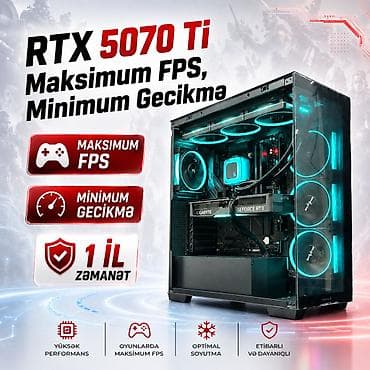 Gaming PC | Ryzen 7 9800X3D 5.20 GHZ | RTX 5070 Ti 16GB | SSD 1TB NVMe