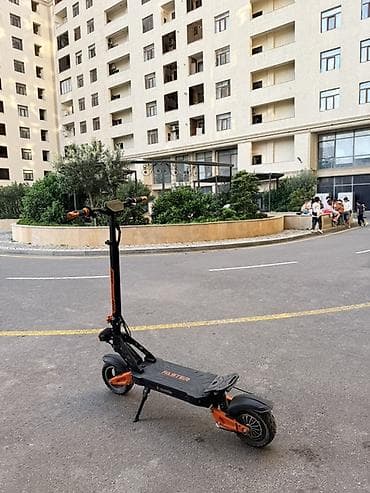 elektirikli mapet: Elektrikli skuter – off-road təkərlərlə - Güclü, geniş protektorlu — 3