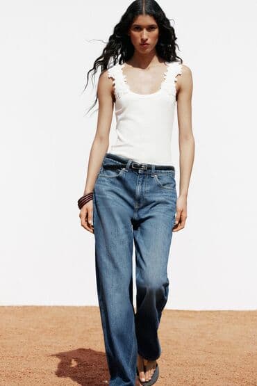 zara yeni: Zara krujeva toxunma detallı atlet 
Bir iki defe geyilib 
S razmer — 2