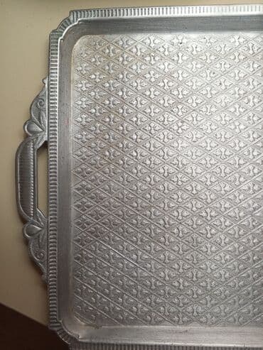 Termoqablar: Alminium süfrə sinisi – iri ölçülü, düzbucaqlı.SSSR istehsalı — 6