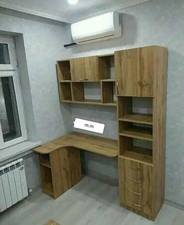 школьные парты и стулья: Для девочки и мальчика, Новый, С выдвижными ящиками, Письменный стол, Без стульев — 8