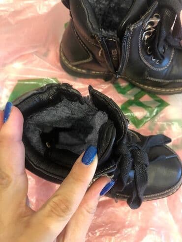 gence 29 nomreli mekteb: Botinka,ideal veziyyetde,27 razmer,mexli,isti saxlayir.Ботинки для — 3