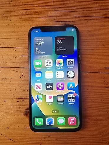 masa usdu komputer: IPhone X, 64 GB, Qara, Zəmanət — 3